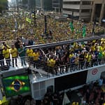Pemblokiran X di Brasil Picu Aksi Unjuk Rasa Menuntut Kebebasan Berbicara unjuk rasa brasil