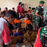 Kodim Gelar Program Makan Bergizi Gratis di Sekolah Lamandau skl-lmd