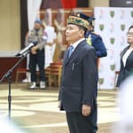 Semangat Nasionalisme Menggema, 54 Paskibraka Kalteng 2025 Resmi Dikukuhkan putra putri