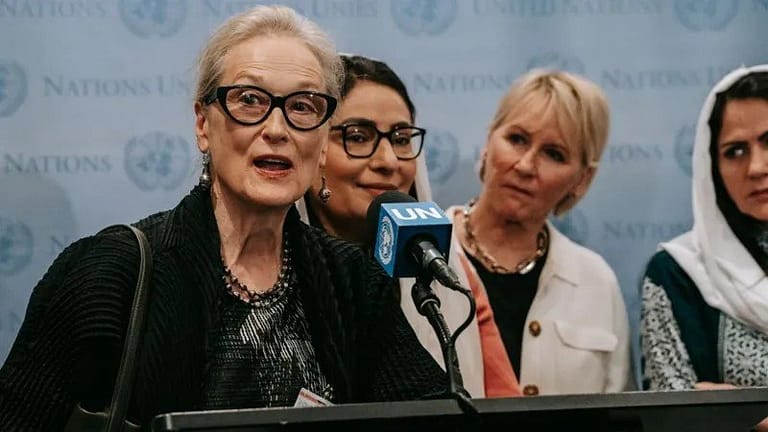 Meryl Streep di Sidang Umum PBB: Kucing Lebih Punya Kebebasan Dibanding Wanita Afganistan