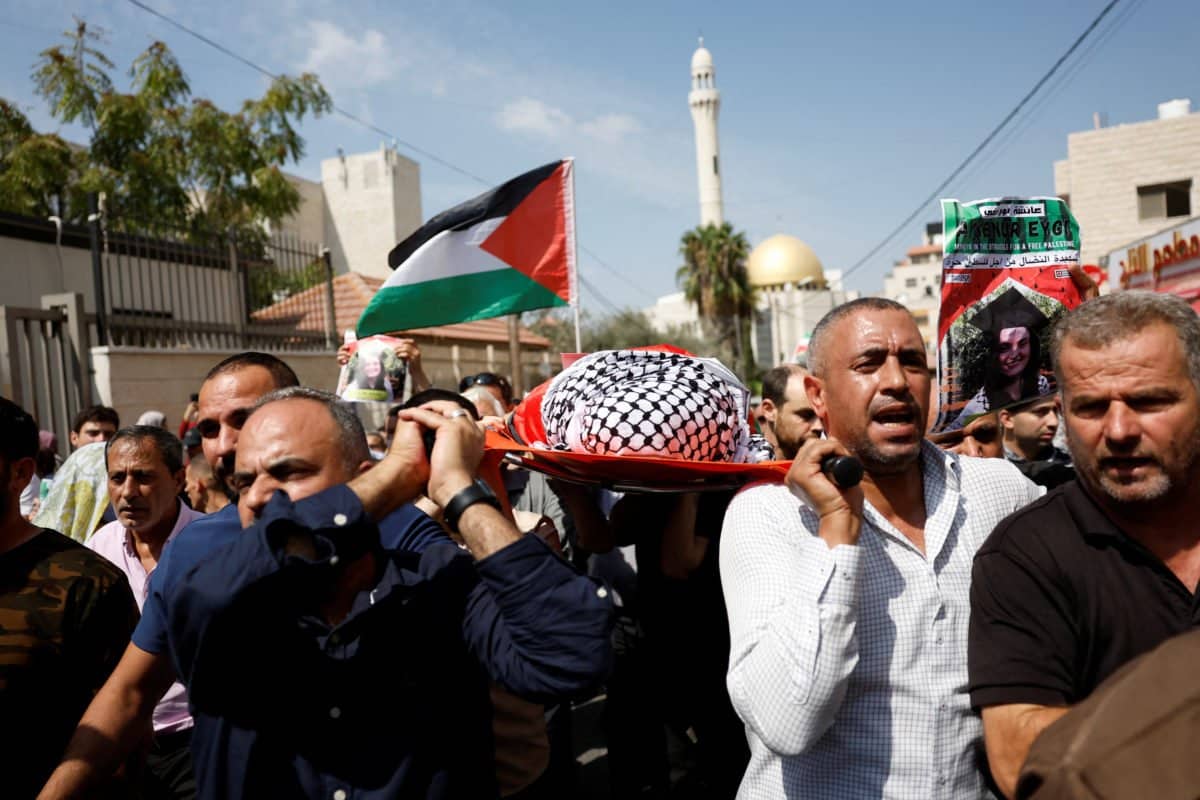 Palestinians honour killed Turkish-American activist Eygi in Nablus