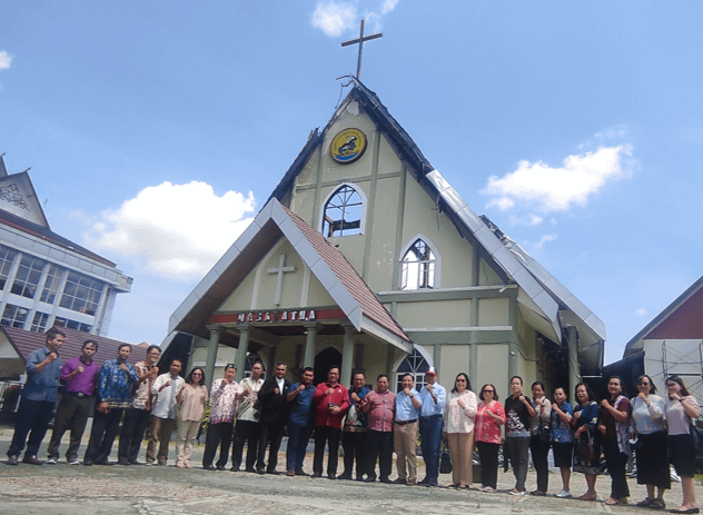 Kebakaran Gereja Maranatha: PGI Kalteng Donasi Rp65 Juta